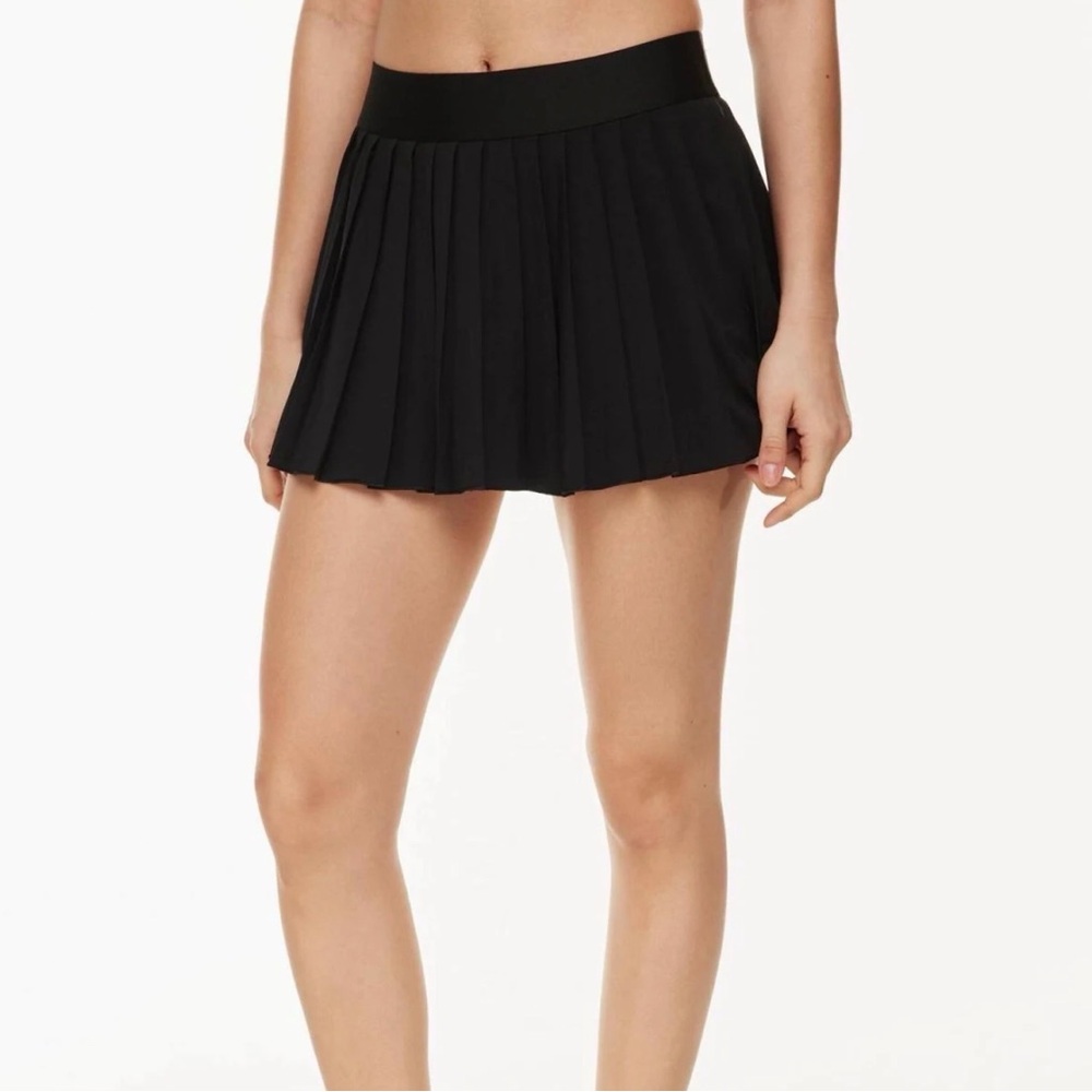 Black Pleated Tennis Skort